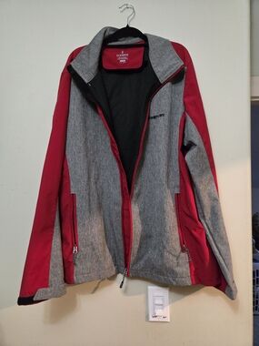 Snap-on Elevate Men's Red & Gray Windbreaker Jacket